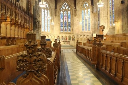 Explore the historic St. Salvator’s Chapel