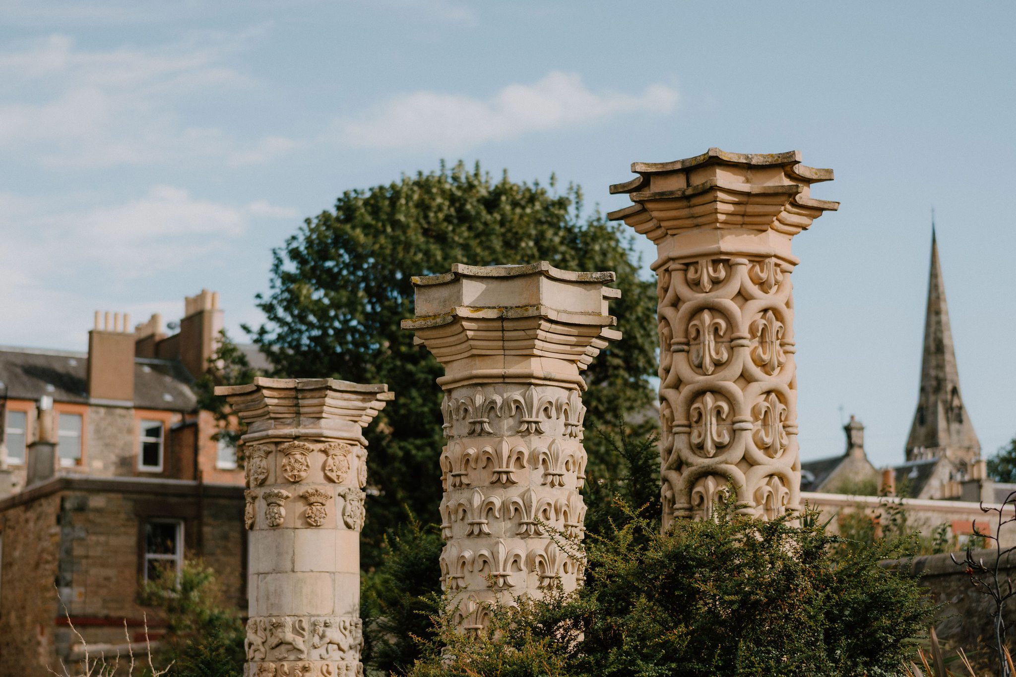 Coade Stone Columns