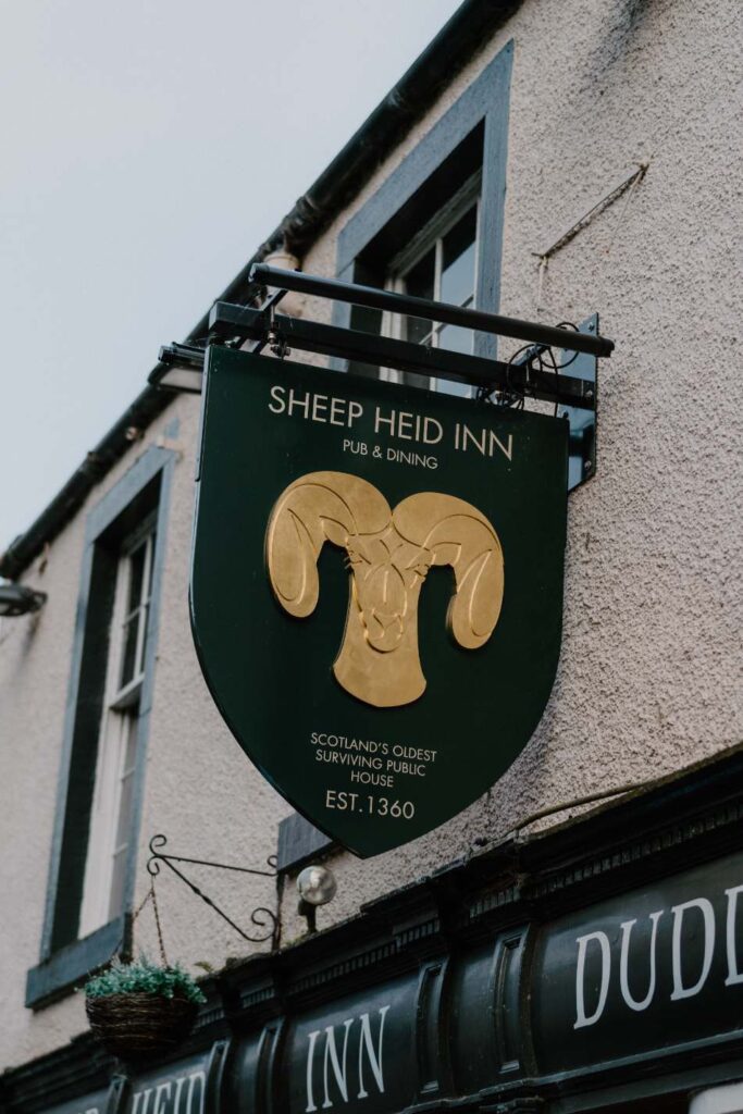 1pm: Lunch at Sheep Heid Inn