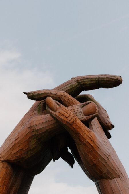 The Clasping Hands Statue