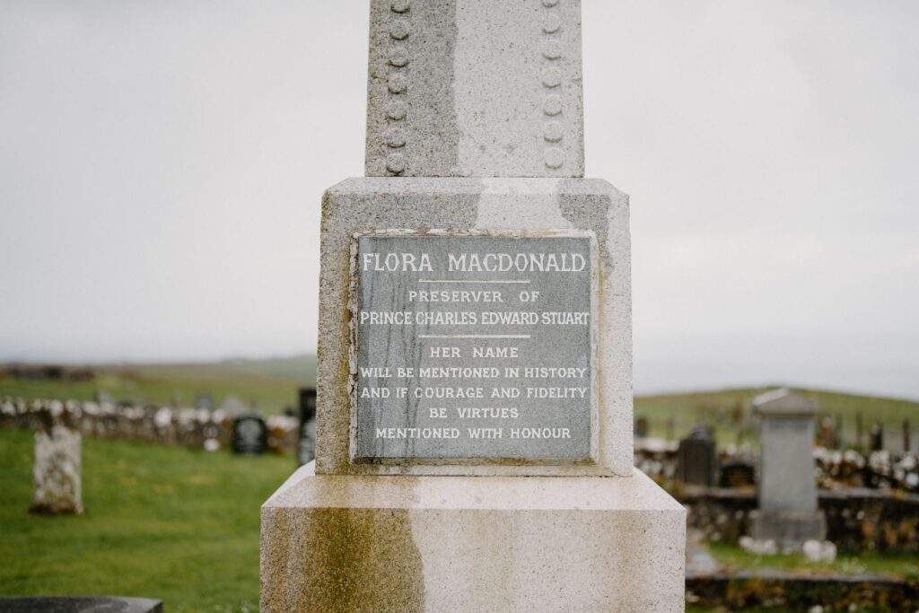 The Grave of Flora McDonald