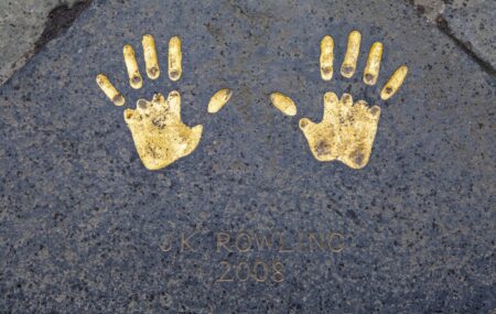 JK Rowling Handprints