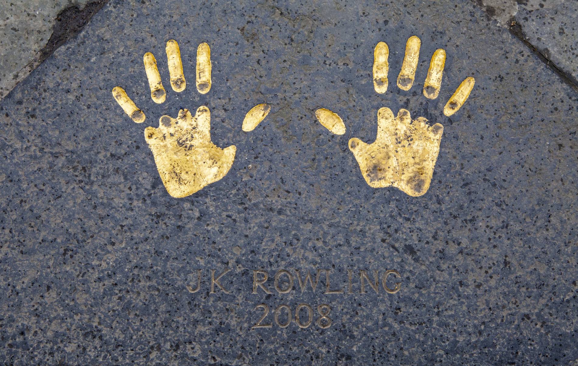 JK Rowling Handprints