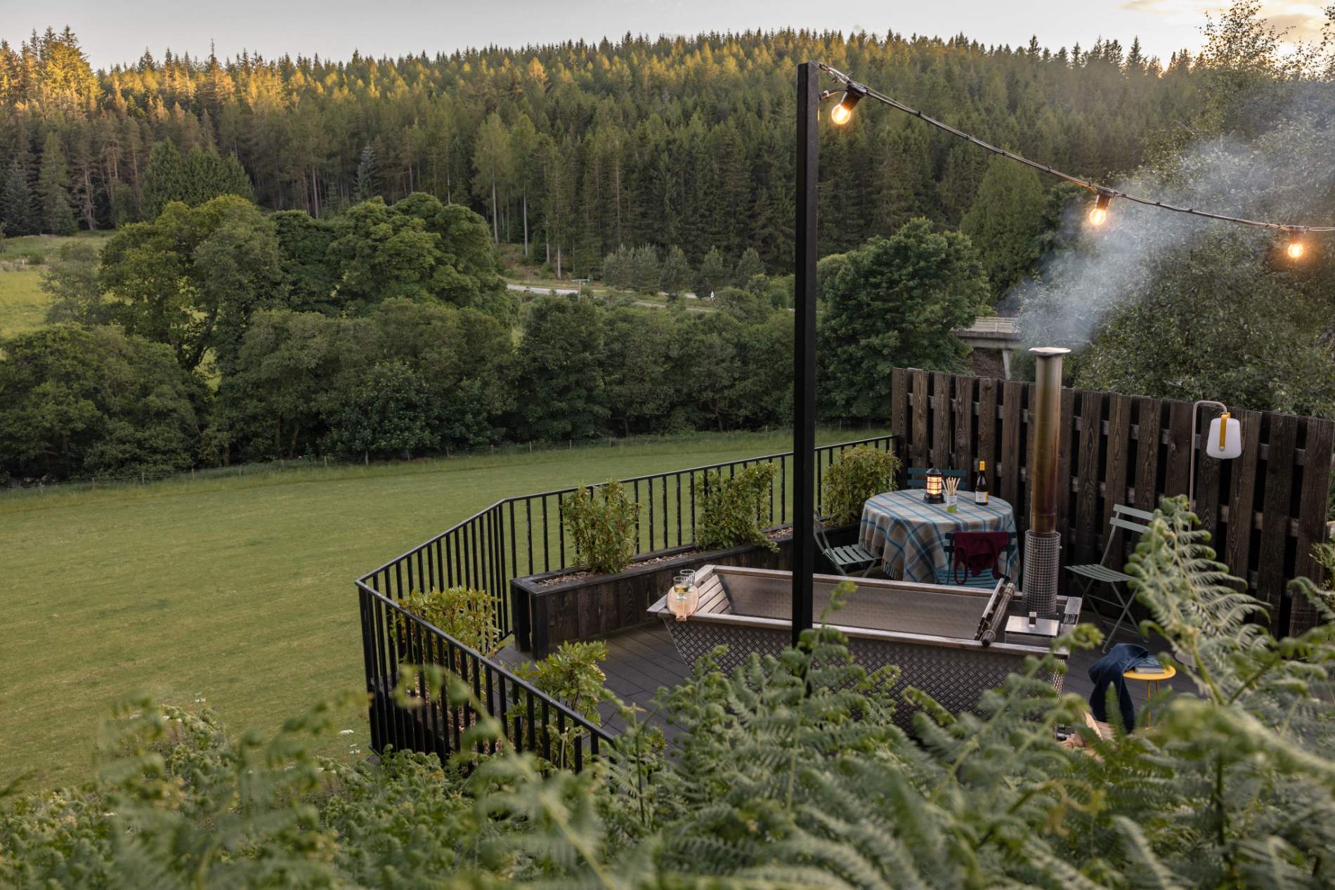 Escape to Glen Dye: A Woodland Retreat with Hot Tubs and Wood-Fired Saunas