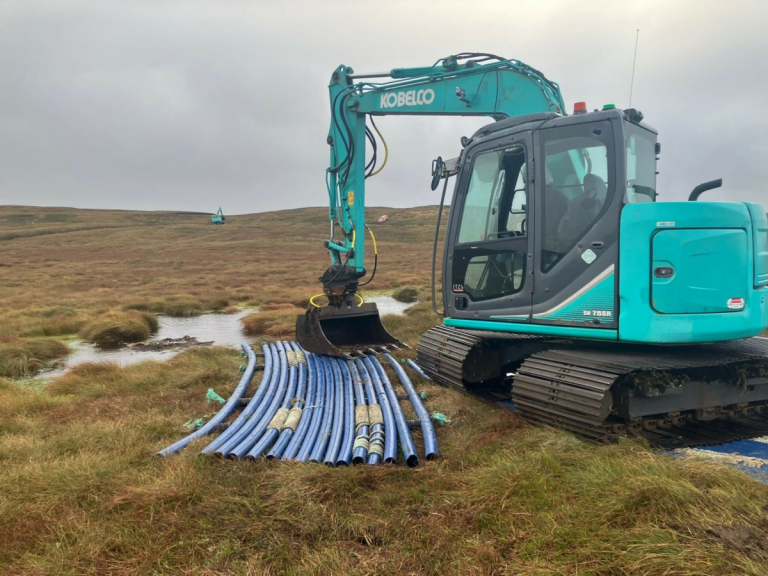 Peatland Restoration Projects Underway in Shetland