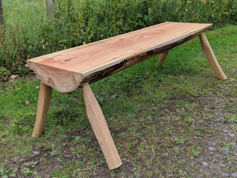 Handcrafted Garden Bench Workshop with Aaron Sterritt at Logie Steading