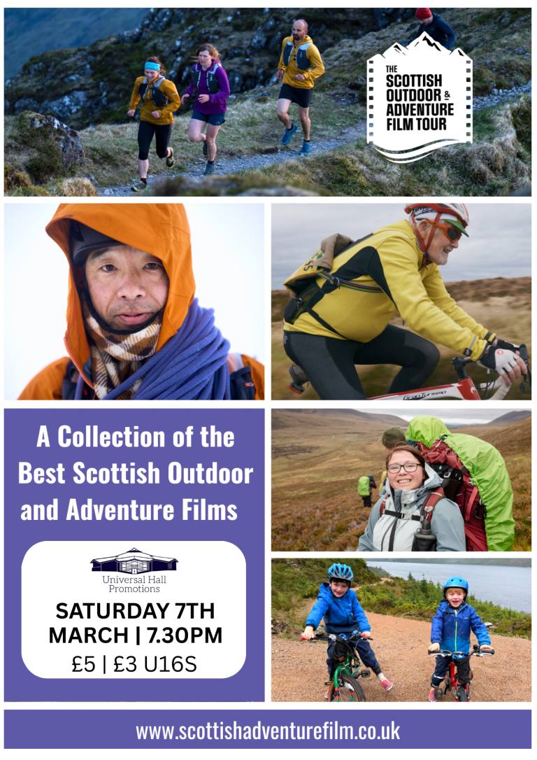 The Scottish Outdoor Adventure Film Tour at Universal Hall