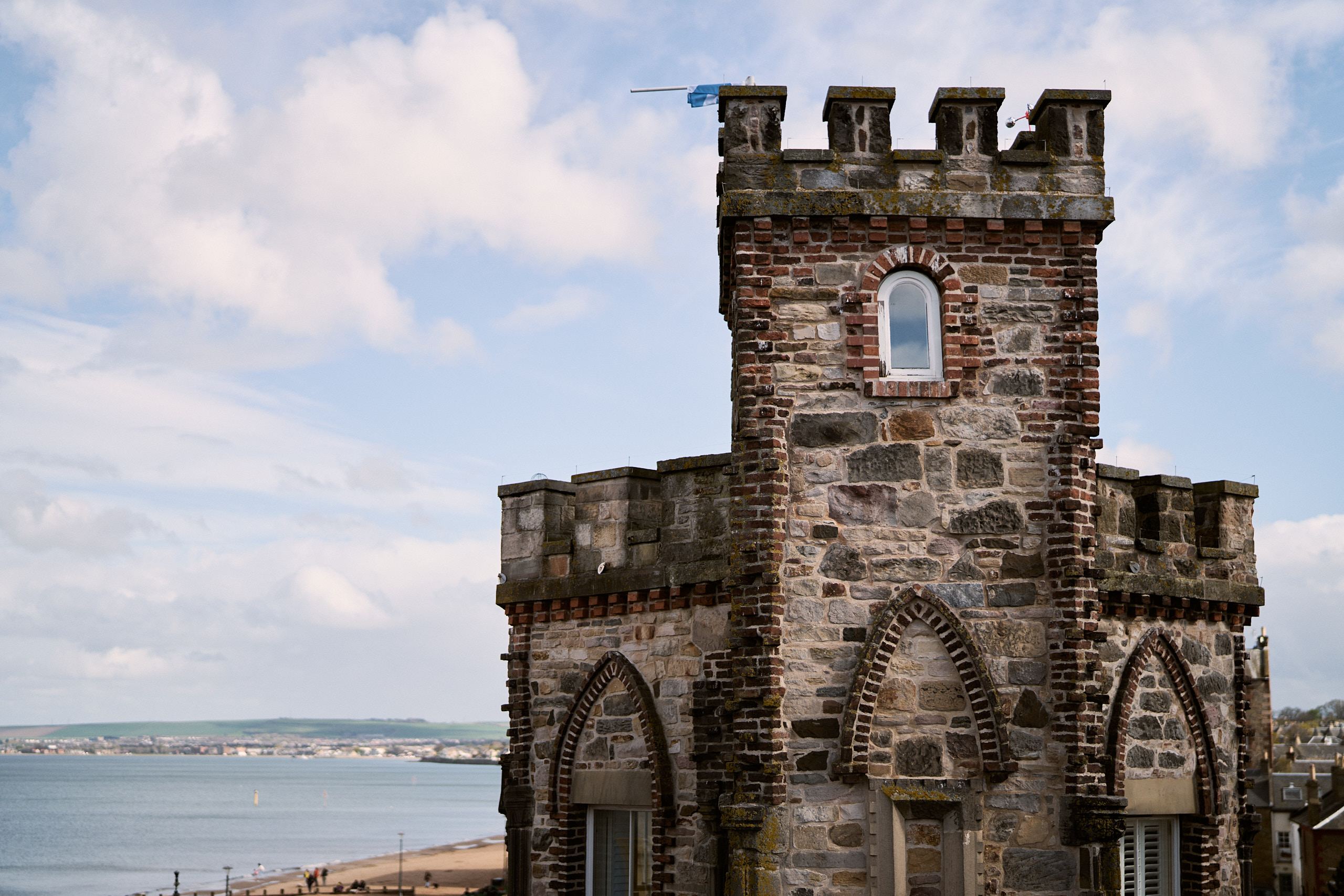 Inside The Tower Portobello, a Restored 1785 Landmark by the Sea