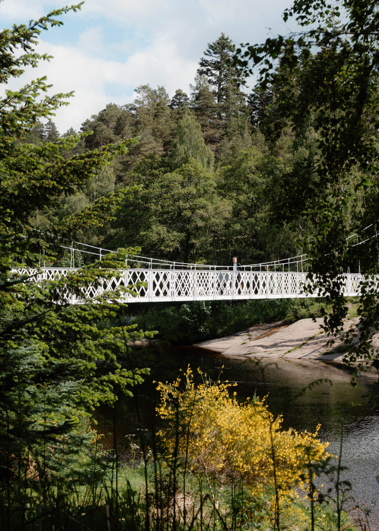 Cambus O'May Suspension Bridge, Aberdeenshire